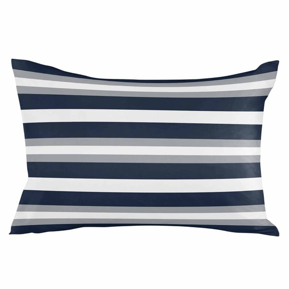 Farmhouse Stripes Minimalist Throw Pillow Cover, Pillowcase Protectors with Zipper, Breathable Decorative Lumbar Pillow Case Cover, Pillow Shams for Couch Sofa 12x20Inch