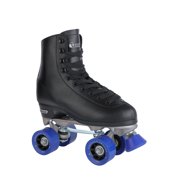 Angle View: Chicago Men's Classic Quad Roller Skates Black Classic Rink Skate, Size 7