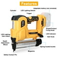 thumbnail image 4 of Electric nail shooting machine,And 200pcs 50mm With 200pcs 32mm Stapler Nailer With 32mm And 200pcs Nailer With 200pcs Dsfen Siuke Nail Stapler Huiop Dl Hine Stapler, 4 of 5