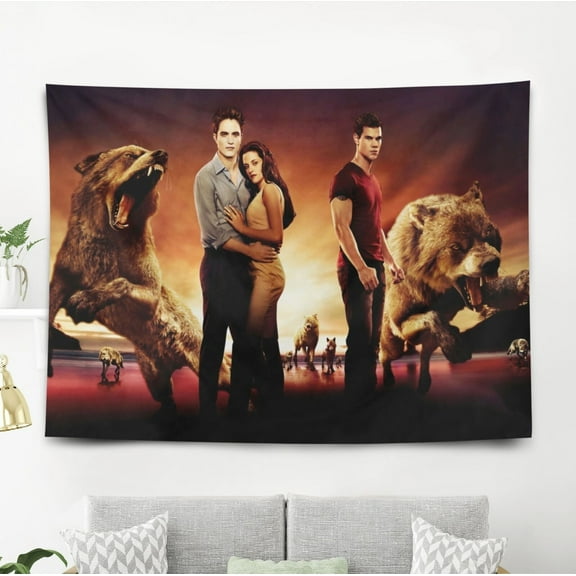 The Twilight Saga Tapestry Wall Decor for Bedroom Wall Hanging Gift 5x3ft