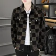 thumbnail image 2 of Trajes y blazers cortos para hombre, chaquetas de fiesta con un solo pecho, moda de verano 2024, casuales y elegantes, 2 of 5