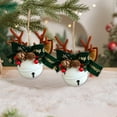thumbnail image 5 of 2pcs Christmas Decorations Indoor Fall Decorations for Home Christmas Bells Christmas Antlers Bow Pendant Christmas Tree Pendant Festive Ambiance Decoration Gifts, 5 of 6