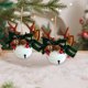thumbnail image 4 of Christmas Bells Hanging Pendant Set | Metal Gold Red White Ornaments | Antler Bow Design | Durable Reusable Christmas Tree Door Wall Festive Decor | Holiday Gift Accessory, 4 of 6