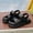 Black, variant on (0-3.5Years) Boys Girls Vintage Double Buckle Sandals Closed Toe Anti-Kick Soft Non-Slip Sole Summer Shoes for Toddler Baby Kids White 5 Toddler(20)
