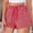#160-Red, variant on Haivin Women's Pajama Shorts, Fashionable Checkered with Elastic Waist and Drawstring Pockets, Comfortable Lounge Sleepwear for Home, Lounge and Sleep
