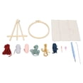 thumbnail image 3 of Kit De Inicio De Bordado, Kits De Inicio De Bordado De Aguja Perforada Descomprimidos Para Principiantes Ccdes Muchacha, 3 of 8