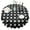Black Polka Dot, variant on Polka Dot Black Round Table Cloth,Wrinkle Resistant Table Cover with Polyester,Waterproof Reusable Round Table Cloths for Weeding Birthday Tea Party Decorations (Round,60x60inch)