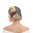 thumbnail image 6 of Gaeub Rustic Tile Pattern Shower Caps for Women Men,Double Waterproof Layers Bathing Hat,Elastic and Reusable Bath Caps, 6 of 7
