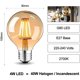 thumbnail image 3 of Bombilla incandescente LED E27 4 W 6 piezas retro blanco cálido, 3 of 5