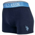 thumbnail image 4 of U.S. POLO ASSN. Boxershorts para hombre, pack de 5 - Trunks, logo, algodón elástico Azul M (Medium), 4 of 4
