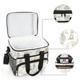 thumbnail image 6 of FORMRS Insulated Cooler Bag 24 Cans Capacity Soft Leakproof Lunch Box with Side Pockets, Watercolor Forest Pattern, 6 of 7