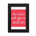thumbnail image 1 of My Heart Will Go On Art Deco Fashion Desktop Photo Frame Picture Display Art Painting Exhibit, 1 of 3