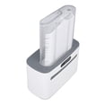 thumbnail image 4 of Riousery Automatic Floss Pick Dispenser, Infrared Touchless Electric Floss Holder with 100 Flossers, USB Rechargeable Dental Care Organizer (5.1 inches / 13 cm), White, 4 of 4