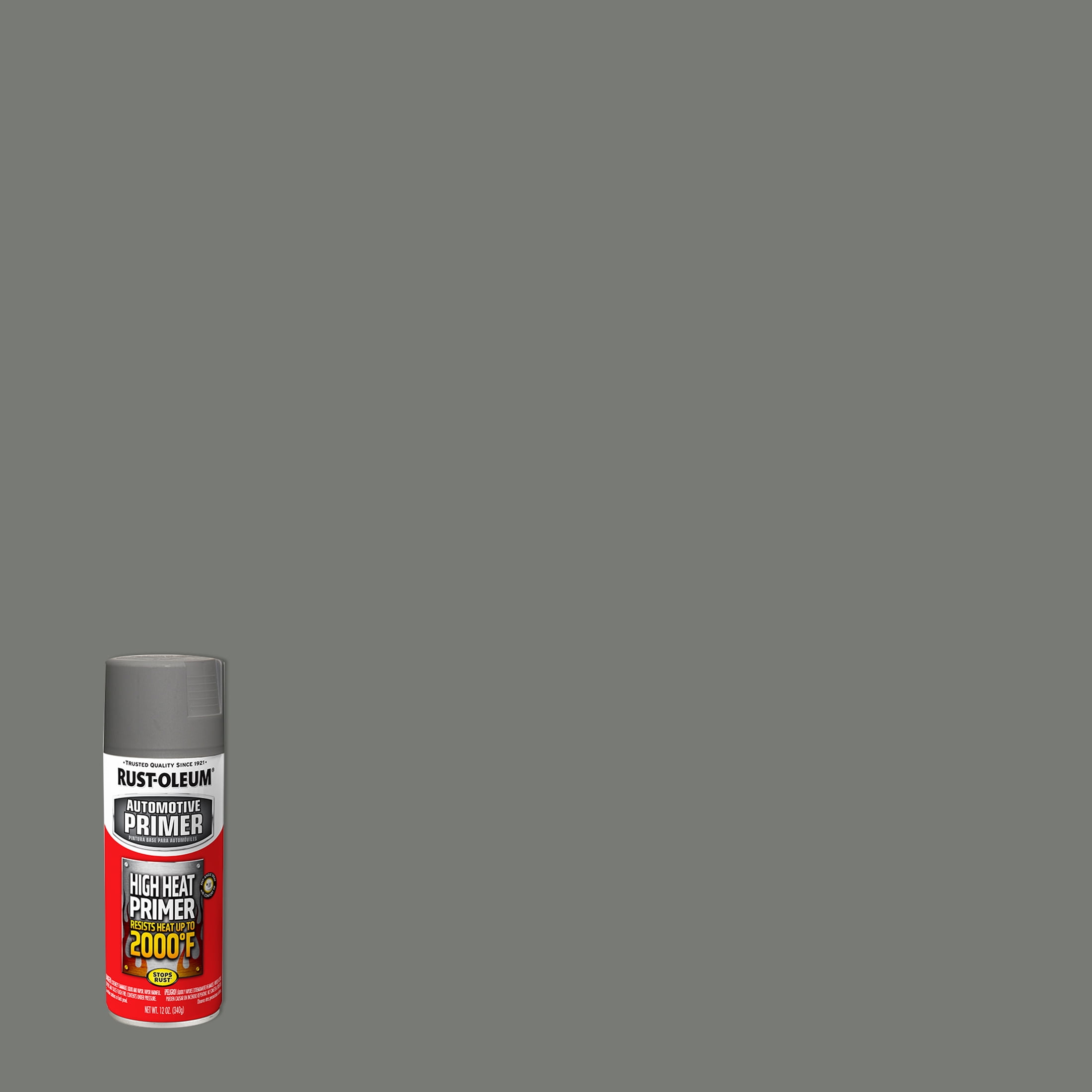 6 Pack, Gray, Rust-Oleum Automotive High Heat 2000 Degree Spray Primer-249340, 12 oz