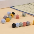 thumbnail image 3 of Geometric Beads 14mm Spacer Beads for Handmade Craft Jewelry Making, 3 of 16