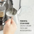 thumbnail image 5 of Calphalon Compact Espresso Machine, Home Espresso Machine with Milk Frother, Stainless Steel, 5 of 6
