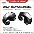 thumbnail image 2 of Bluetooth Earphone Unilateral Headset Clip On Monaural Inear Motion Stereo Bone Conduction Gd28 Business Wireless Earphone Mini Monaural, 2 of 6