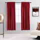 thumbnail image 1 of Cortinas opacas DONREN con aislamiento térmico (107 x 183 cm), color rojo, 1 of 7