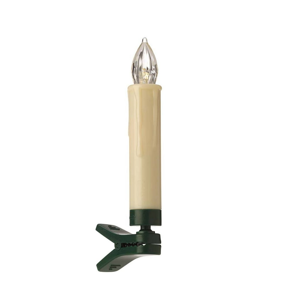ClipOn Christmas Tree Candle Lights, Set of 10