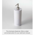 thumbnail image 2 of Yamazaki Home  Round Shower Dispenser - Three Styles, ABS Plastic, Shampoo, 16.9 fluid oz., 500 ml White, 2 of 7