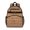 Geometric Triangle Brown Pattern, variant on Geometric Triangle Brown Pattern Cute School Backpack Bag for School with Padded Back and Adjustable Shoulder Straps 15.25"x11.5"x5.25"
