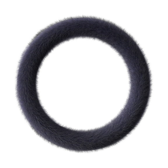 Eoozwa Heated Steering Wheel Cover - Universal 14.1 Inch Round Auto Warmer, Winter Car Accessories for SUV/Truck/Sedan