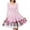 Pink Music Cherry Blossom, variant on FKELYI Cherry Blossom Slip Dress for Women Casual Music Rose Swing Twirl Skater Dress for Valentine's Day Durable Slip Dresses Midi Size XS