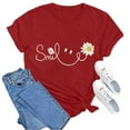 thumbnail image 5 of T Shirts For Women - Graphic Tee, Summer Short - Sleeve, Lightweight, Comfy, Sizes S - XXL, 5 of 5