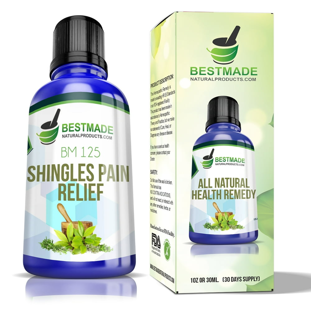 BestMade Natural Products Shingles Herpes Zoster Natural Pain Relief 30