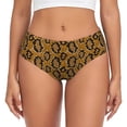 thumbnail image 1 of Fotbe Snake Skin Calzones Estampados para Mujer – Ropa Interior de Algodón, Cómoda, Suave y Elástica-X-Large, 1 of 6