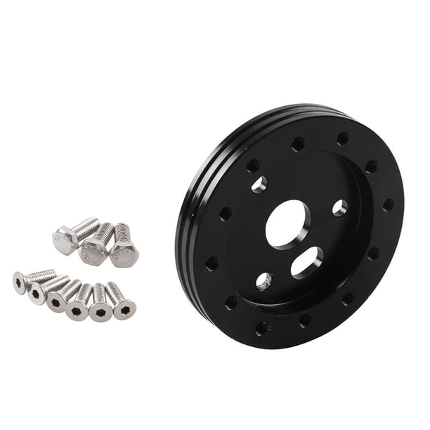 Kenally Espaciador de cubo de volante de coche, aleación de aluminio, Kit de adaptador de 6 orificios, extensor de repuesto extraíble, accesorio de Vehículos, repuestos y accesorios Mis Kenally VI018096-00B