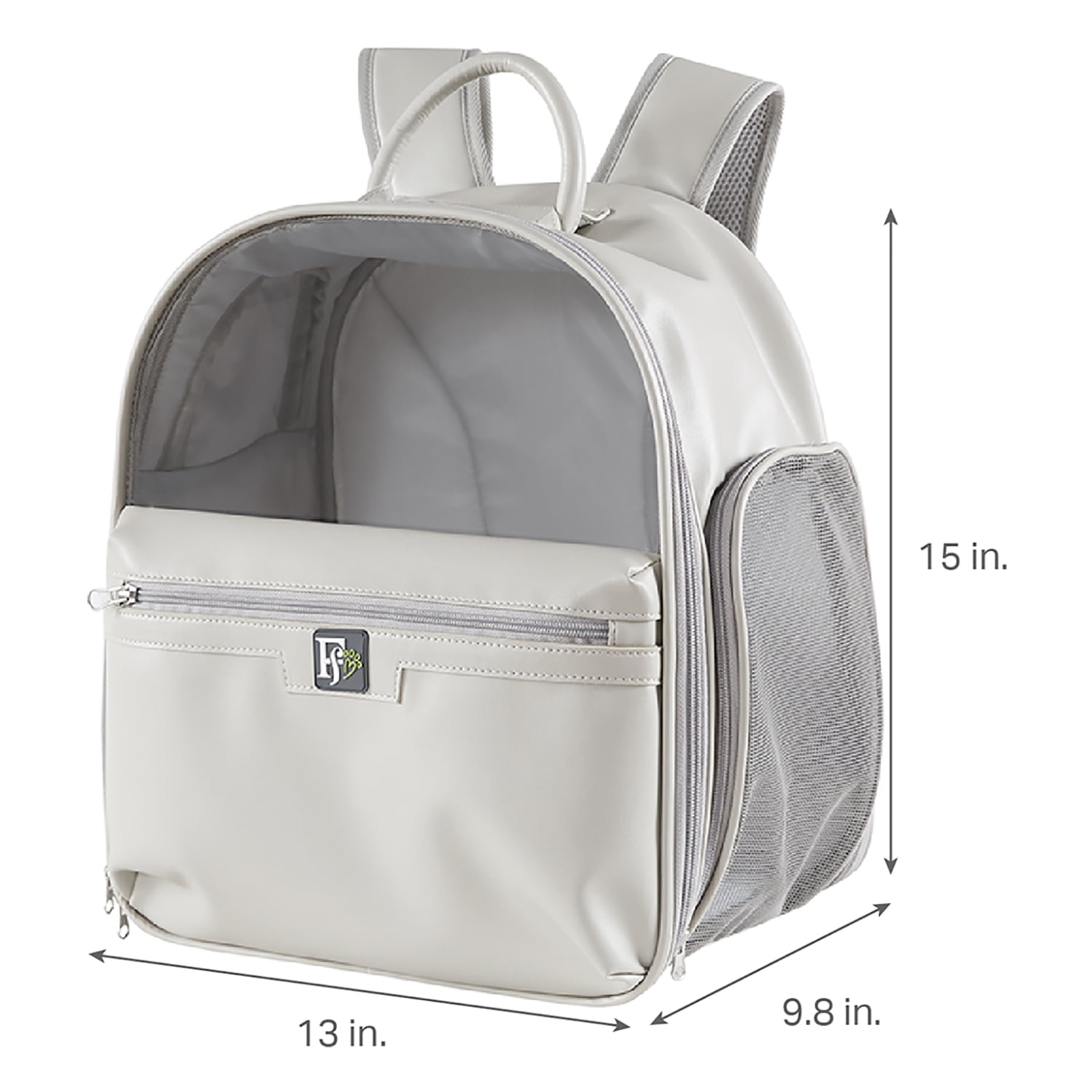 Pefilos 15.5" Pet Carrier Backpack for Small Cats and Dogs, Pet Bag, Ventilated Design, Designed for Travel, Hiking, Outdoor Use, Gray Pefilos 15.5" Pet Carrier Backpack for Small Cats and Dogs, Pet Bag, Ventilated Design, Designed for Travel, Hiking, Outdoor Use, Gray