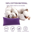 thumbnail image 4 of Funda de Almohada de 100% Algodón, Funda Almohada con Cierre de Cremallera Suave Transpirable para el Cuerpo , Funda para Almohada Larga para Dormitorio Hotel - Uva, 51x140cm, 4 of 6