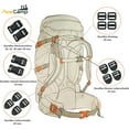 thumbnail image 3 of YWC-7050 Duraflex Ladder Locks (4 Piece), Black, 20mm, 3 of 4