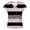C-Pink481, variant on DHFJKG Womens Satin Top Floral Printed V Neck Short Sleeve T Shirt Loose Fit Casual Dressy Wear Versatile Tops