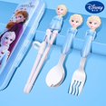thumbnail image 2 of Juego de cucharas de palillos de Frozen de Disney, palillos de práctica de dibujos animados para niños, cuchara, palillos auxiliares de aprendizaje de dibujos animados para bebés Gao Jinjia LED, 2 of 2