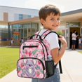 thumbnail image 4 of Jeiento Cute Koala Toddler Backpack for Kids 2-5, 13.5 Inch Preschool Bag for Girls, Lightweight School Backpack with 2 Front Pockets, Pink, 4 of 7