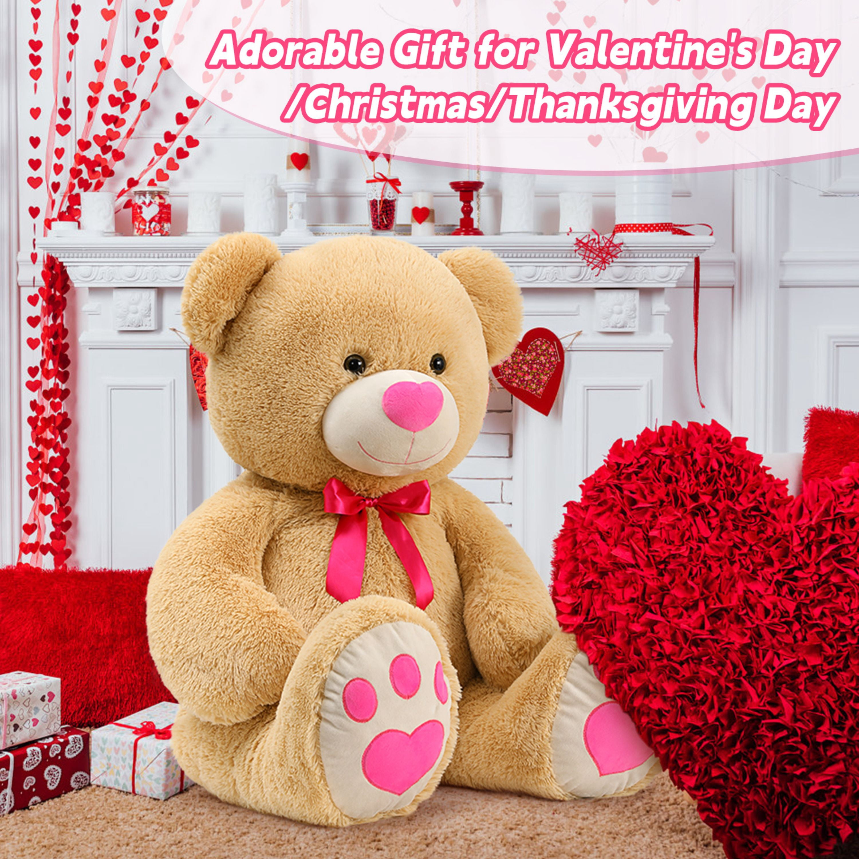 Muiteiur Giant Teddy Bear 36'' Giant Stuffed Animal Big Bear Plush Toy