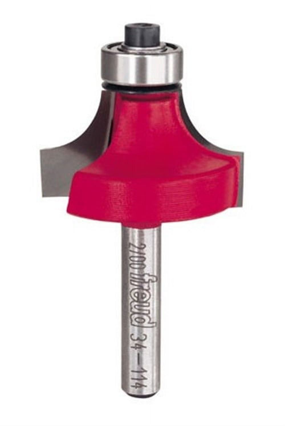 Freud 1-3/8 in. Dia. x 3/8 in. x 2-3/16 in. L Carbide Rounding Over Router Bit