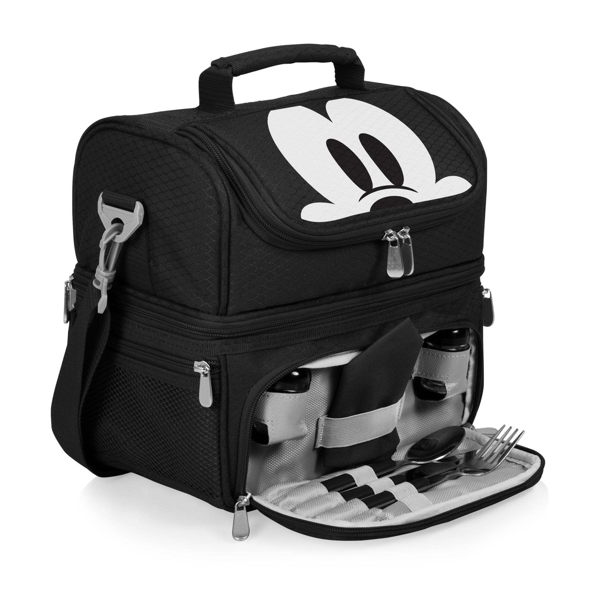 Picnic Time Mickey Mouse - Pranzo Lunch Cooler Bag, (Black)