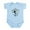Sky Blue, variant on CafePress - Aspen Mountain Infant Bodysuit - Baby Light Bodysuit, Size Newborn - 24 Months