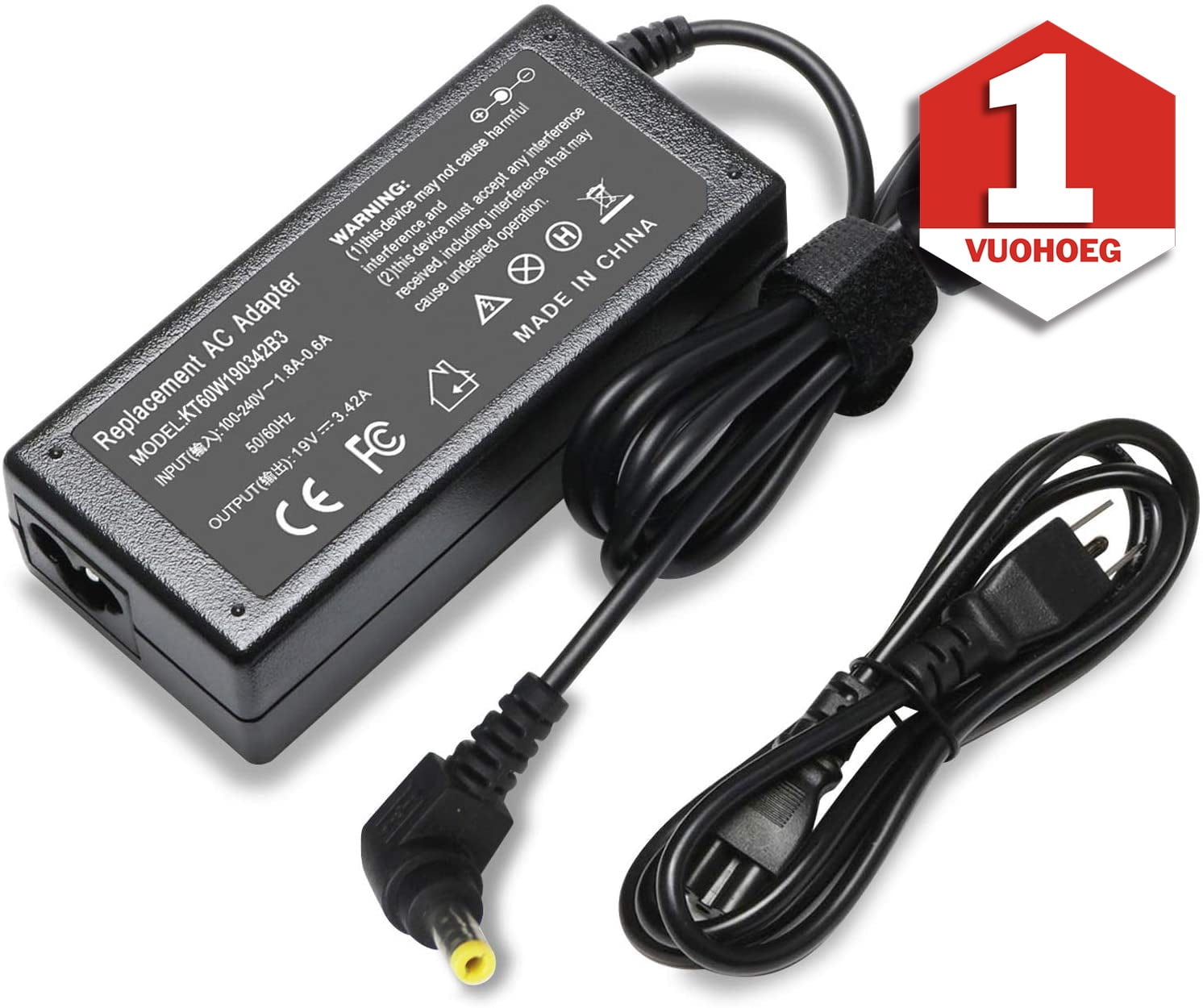 AC Adapter Cord Battery Charger For Toshiba Satellite C55-B5299 C55-B5300  Laptop 
