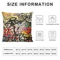 thumbnail image 5 of Autua Graffiti Art Decorative Throw Pillow Cover for Home Couch Living Room Sofa, Aesthetic Pillowcase 1PC 12x12in, 5 of 5
