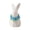 F, variant on Pekkaxy Ceramic Rabbit Figurine with Floral Accents, 2-5.5 Inches Tall, Adds Playful Elegance to Home Decor, Perfect for Bookshelf or Desk Display