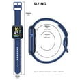thumbnail image 6 of iTech Fusion 3 Unisex Adult Rectangular Smart Watch, Blue, Silicone Strap, 6 of 8