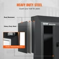 thumbnail image 4 of VEVOR Sturdy Metal Key Safe, Combo Lock, 12'' Size, Wall-Mounted, Secure Letter Keeper, Dark Gray, 4 of 9