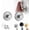 Sliver 2PCS, variant on Vacuum Suction Cup Hooks for All Surface, No Drill Stainless Steel Shower Hooks for Bathroom, Strong Hold Hanging for Towels on Glass Tile Mirror