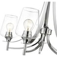 thumbnail image 6 of 5 Light Chandelier In Modern Style-26 Inches Tall And 25 Inches Wide     -Traditional Installation Z-Lite 473-5Ch, 6 of 8