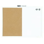 Quartet Cork-Magnetic Dry Erase Combination Board with Frame 23x17 - Combination