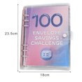 thumbnail image 3 of LCXmlly 100-day Savings Challenge Envelope Challenge Kit Fun Money Saving Planner with Glitter Envelopes, 3 of 9